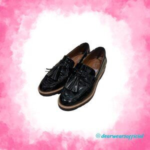 Franco Sarto Black Flats